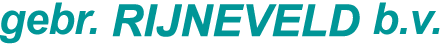Tekstueel logo van Gebr. Rijneveld